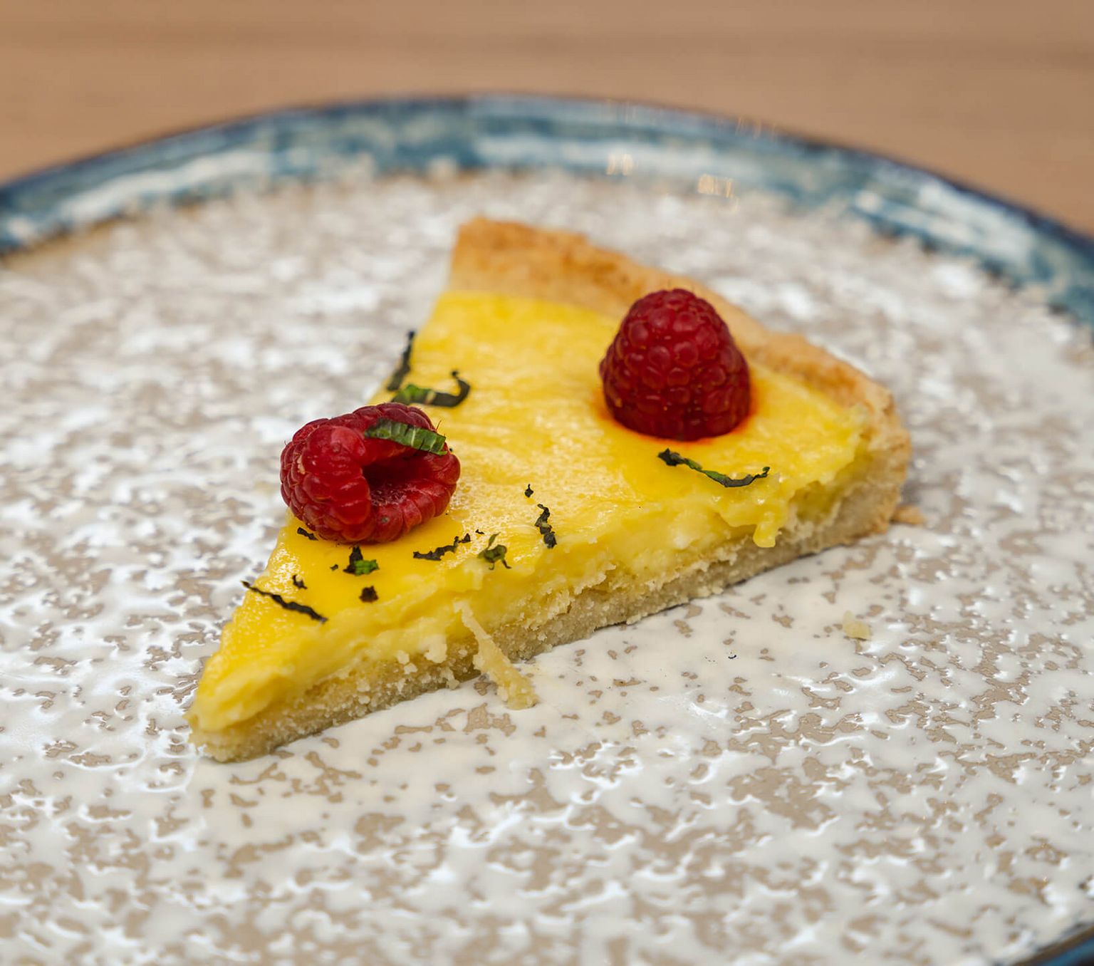 Limetten-Himbeer-Tarte