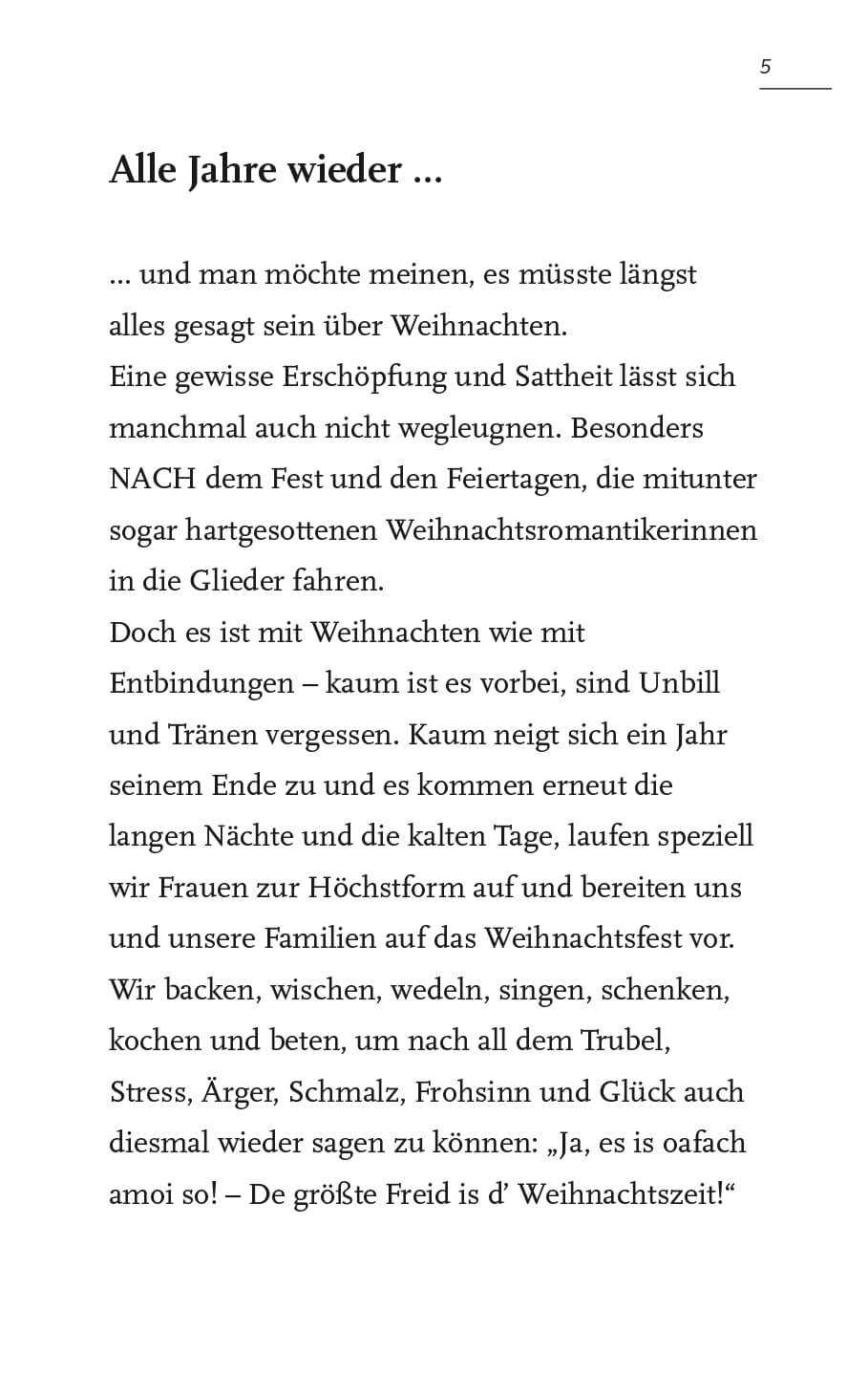 De größte Freid is d’ Weihnachtszeit