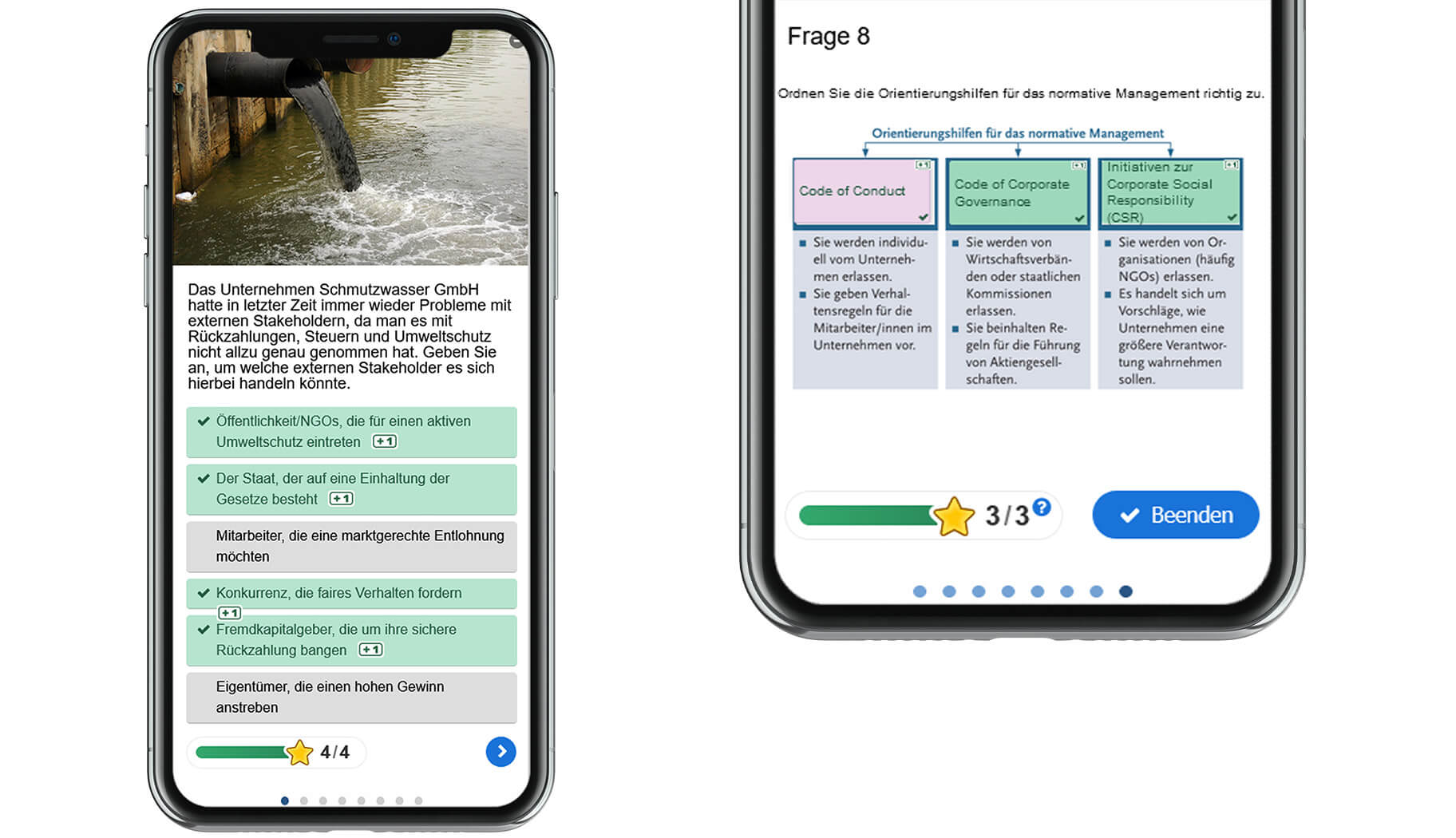 Safety-Checks überprüfen den Kompetenzerwerb automatisch Safety-Checks überprüfen den Kompetenzerwerb automatisch