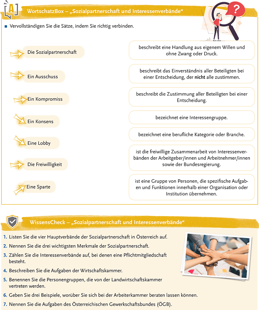 Wortschatz und Wissen erweitern – mit Wortschatzbox und Wissenscheck am Kapitelende Wortschatz und Wissen erweitern – mit Wortschatzbox und Wissenscheck am Kapitelende