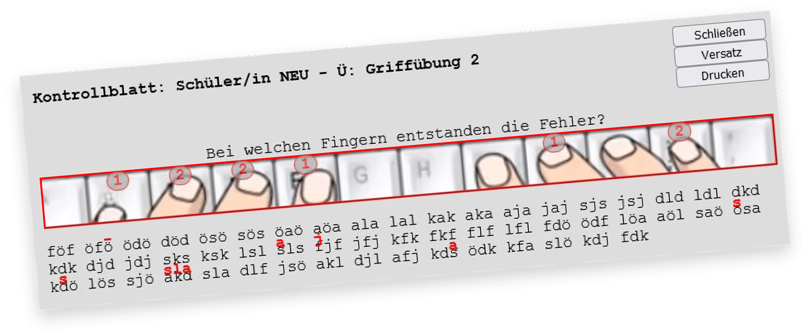 Noch genauere Auswertung der Übungsergebnisse Noch genauere Auswertung der Übungsergebnisse