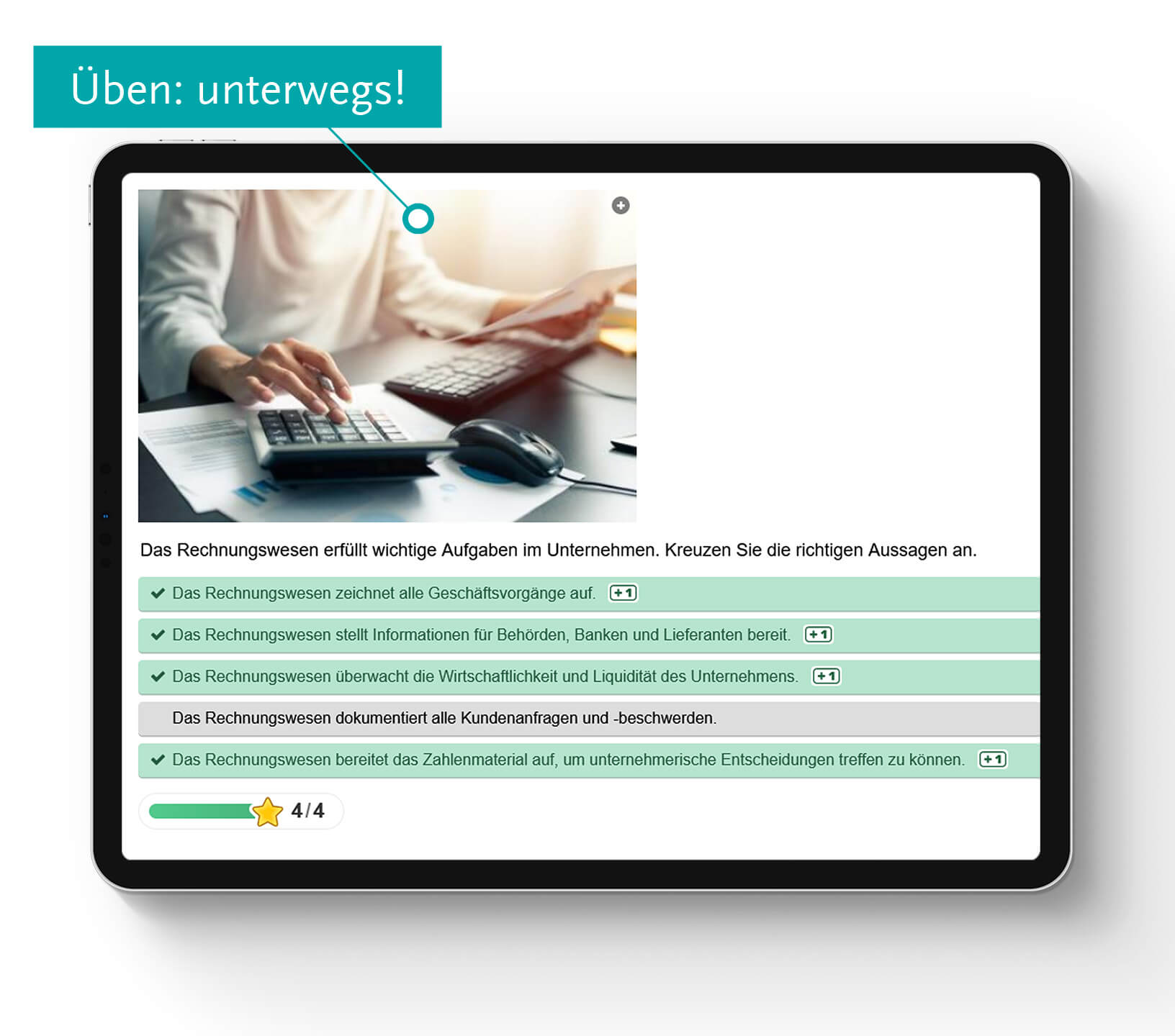 unterwegs üben