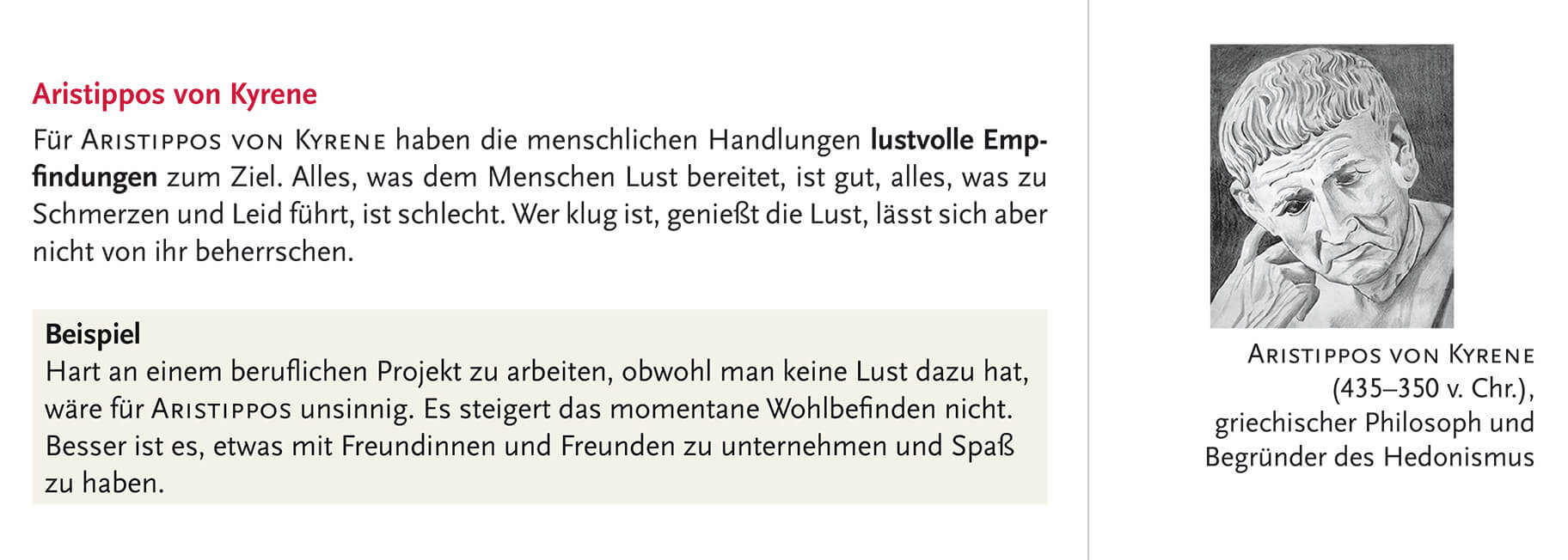 Erklärung der Theorie durch lebensnahe Beispiele