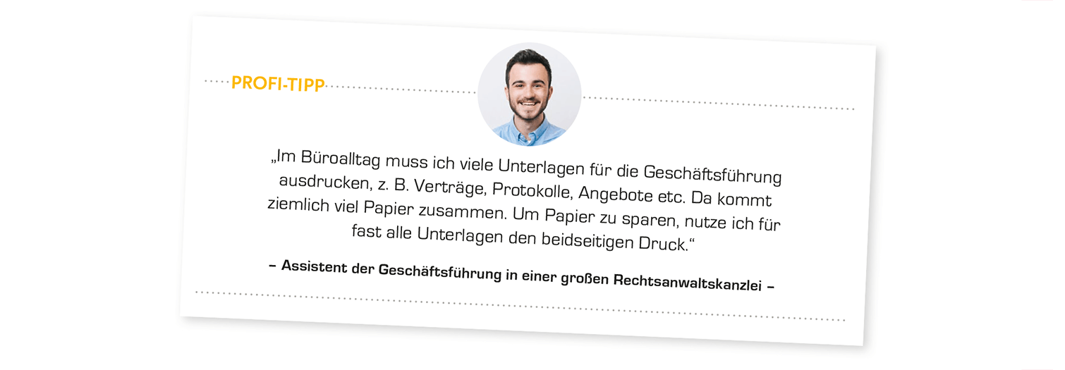 Profi-Tipps verdeutlichen den Schüler/innen, warum das Erlernte wichtig ist Profi-Tipps verdeutlichen den Schüler/innen, warum das Erlernte wichtig ist