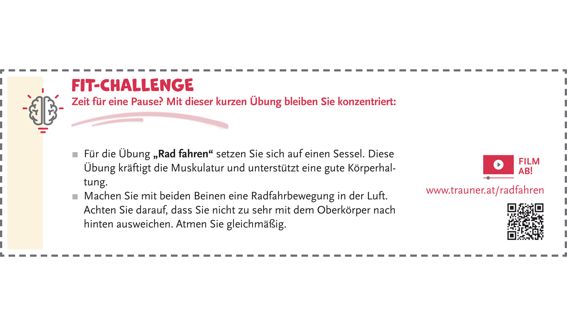 Kleine Aktivierungsübungen fördern die Konzentration Kleine Aktivierungsübungen fördern die Konzentration