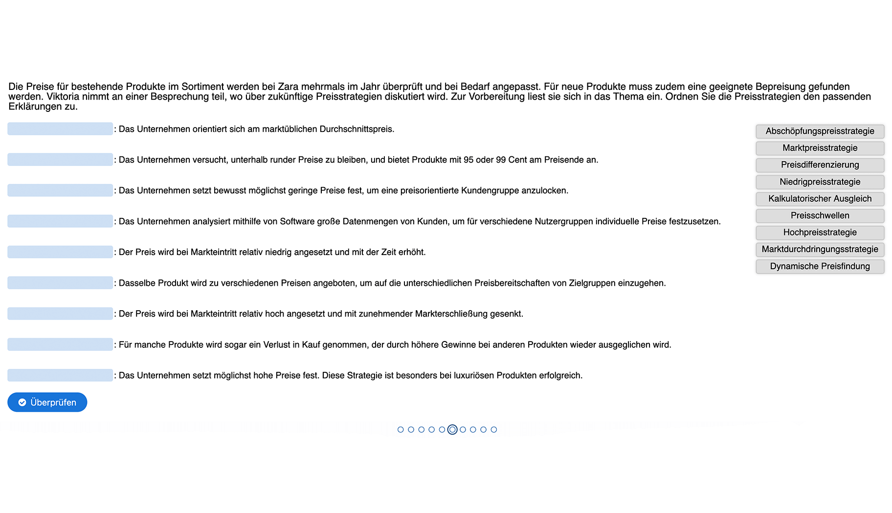 Selbstständige Kompetenzüberprüfungen am Ende jedes Kapitels