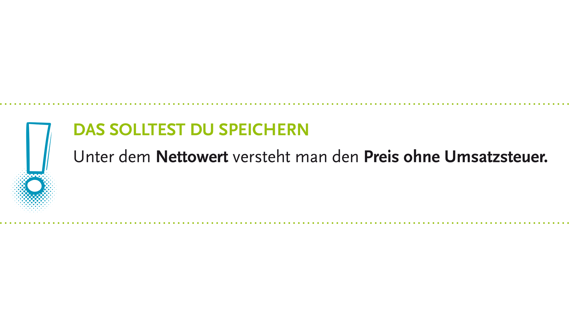 Kompakte Merksätze unterstützen die Schüler/innen beim Lernen Kompakte Merksätze unterstützen die Schüler/innen beim Lernen