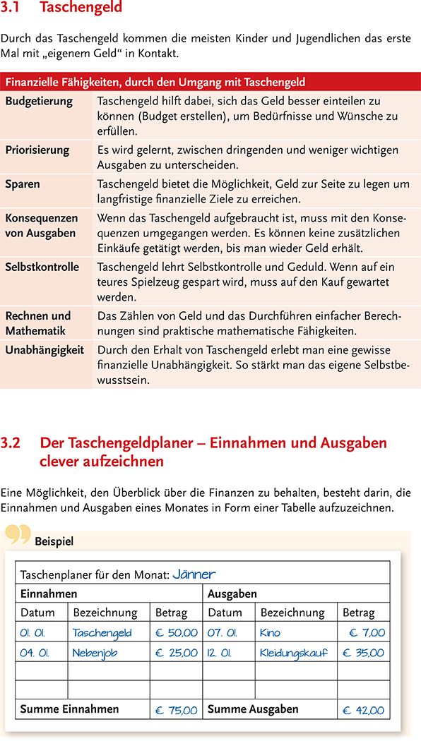 Aktiv Finanzbildung vermitteln