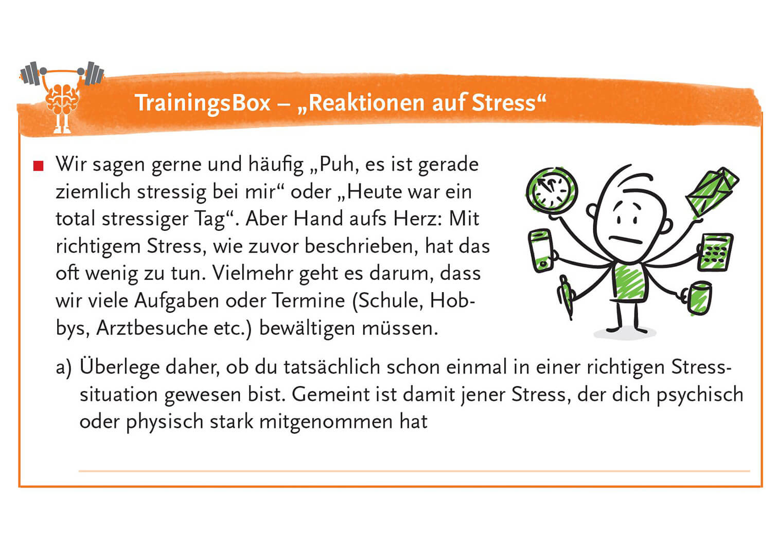 TrainingsBoxen helfen den Lernenden, die Kenntnisse und Fertigkeiten zu festigen