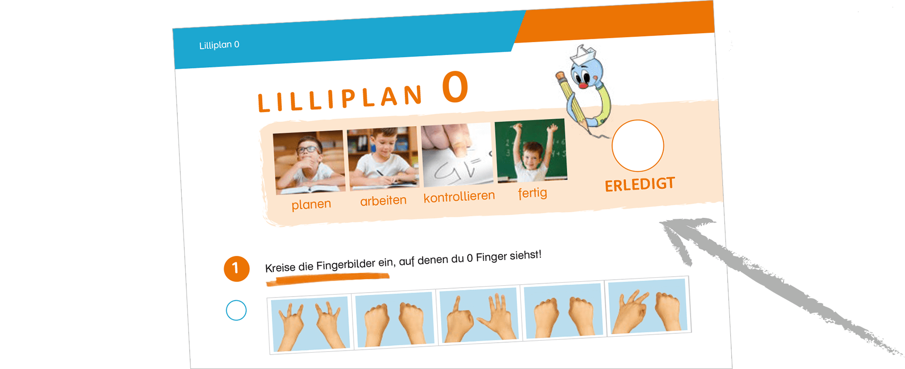 Klare und übersichtliche Lillipläne (Wochenpläne) für den offenen Unterricht