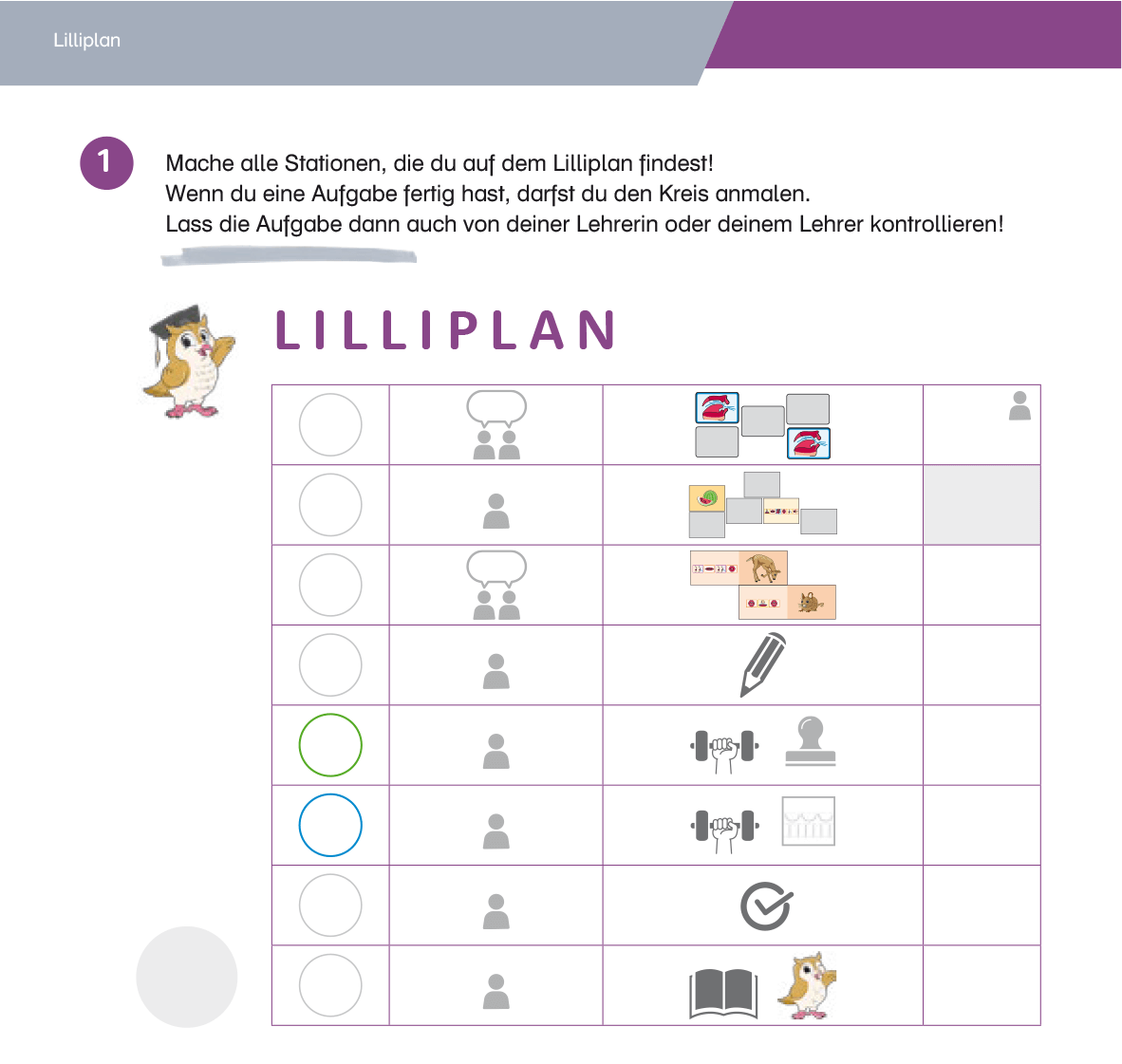 Entrepreneurship Education: Wochenpläne – eigenverantwortliches Arbeiten